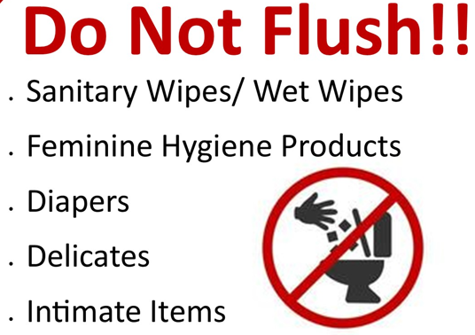 Do NOT flush!!